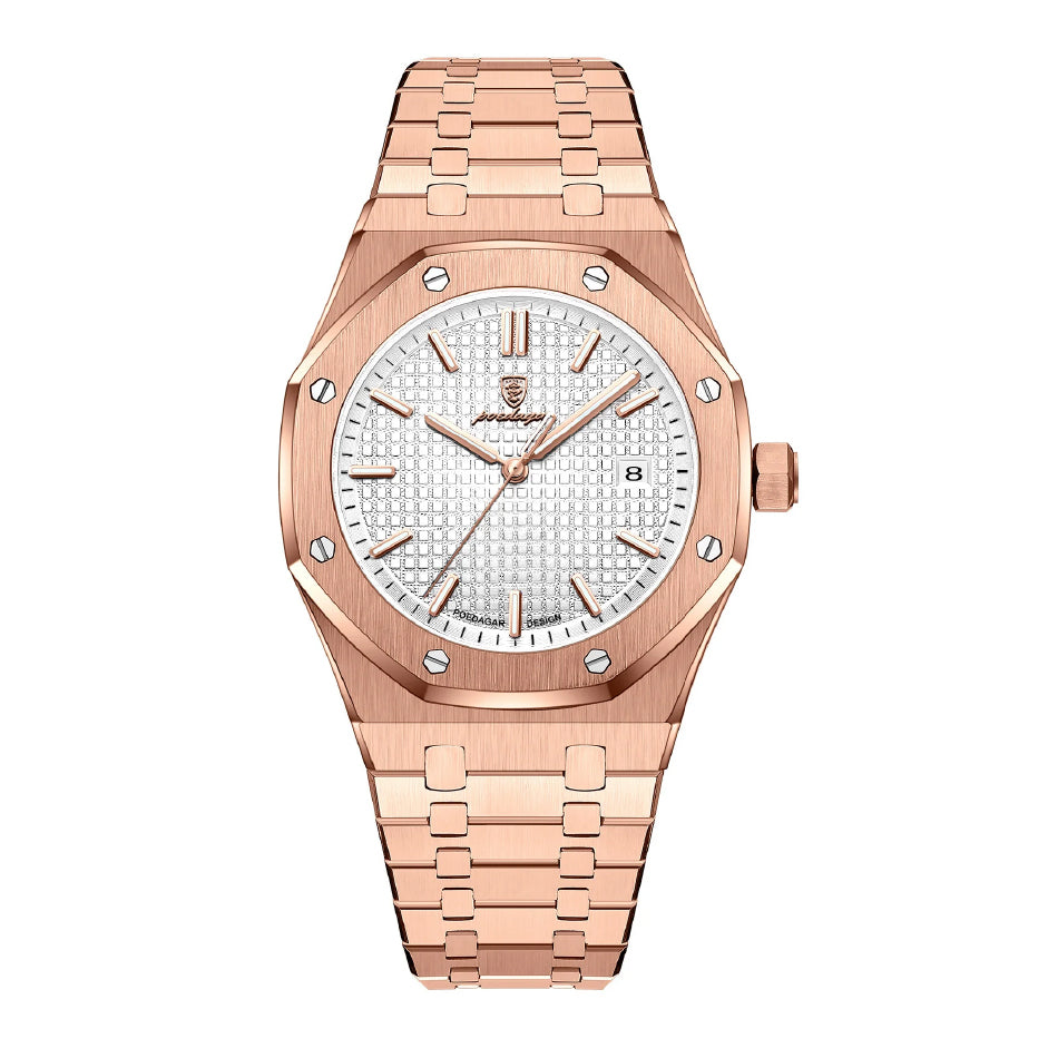 Royal Oak Rose Gold-White