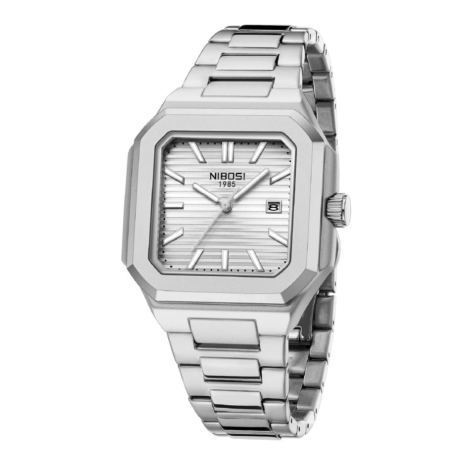 Santos Steel-Silver Dial
