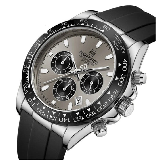 Daytona Black-Dark Silver Dial
