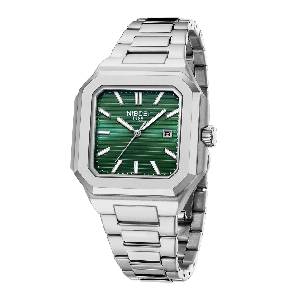 Santos Steel-Green Dial