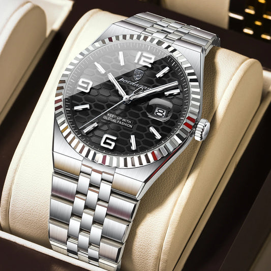 Land-Dweller Steel-Black Dial