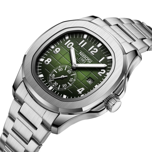 Aquanaut Steel-Green Dial