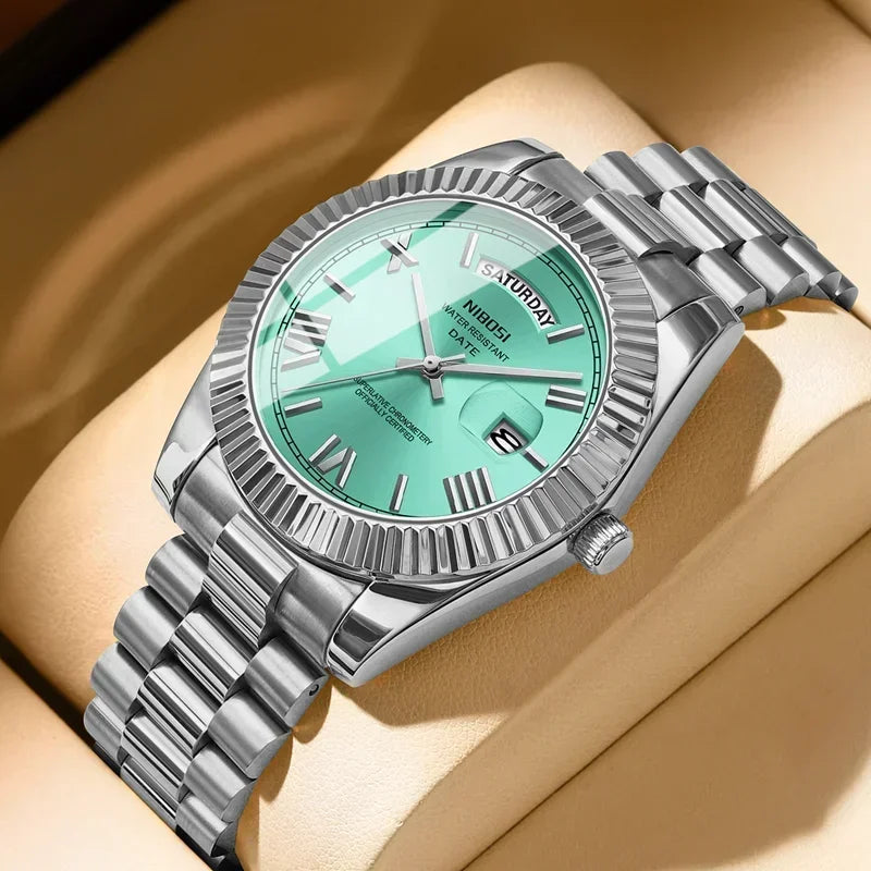 Day-Date Steel-Ice Blue Dial