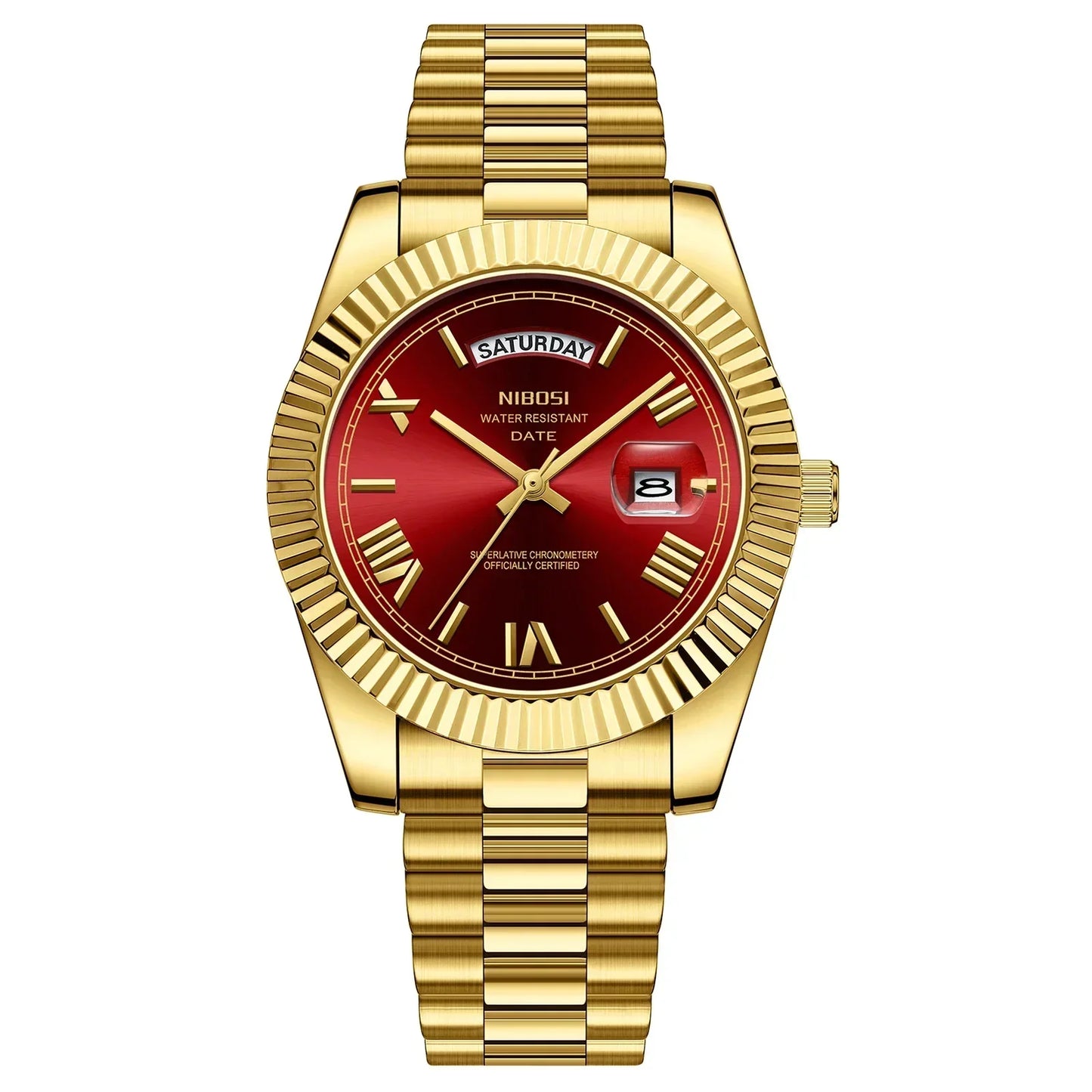 Day-Date Gold-Red Dial