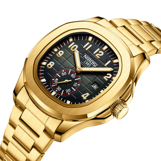 Aquanaut Gold-Black Dial