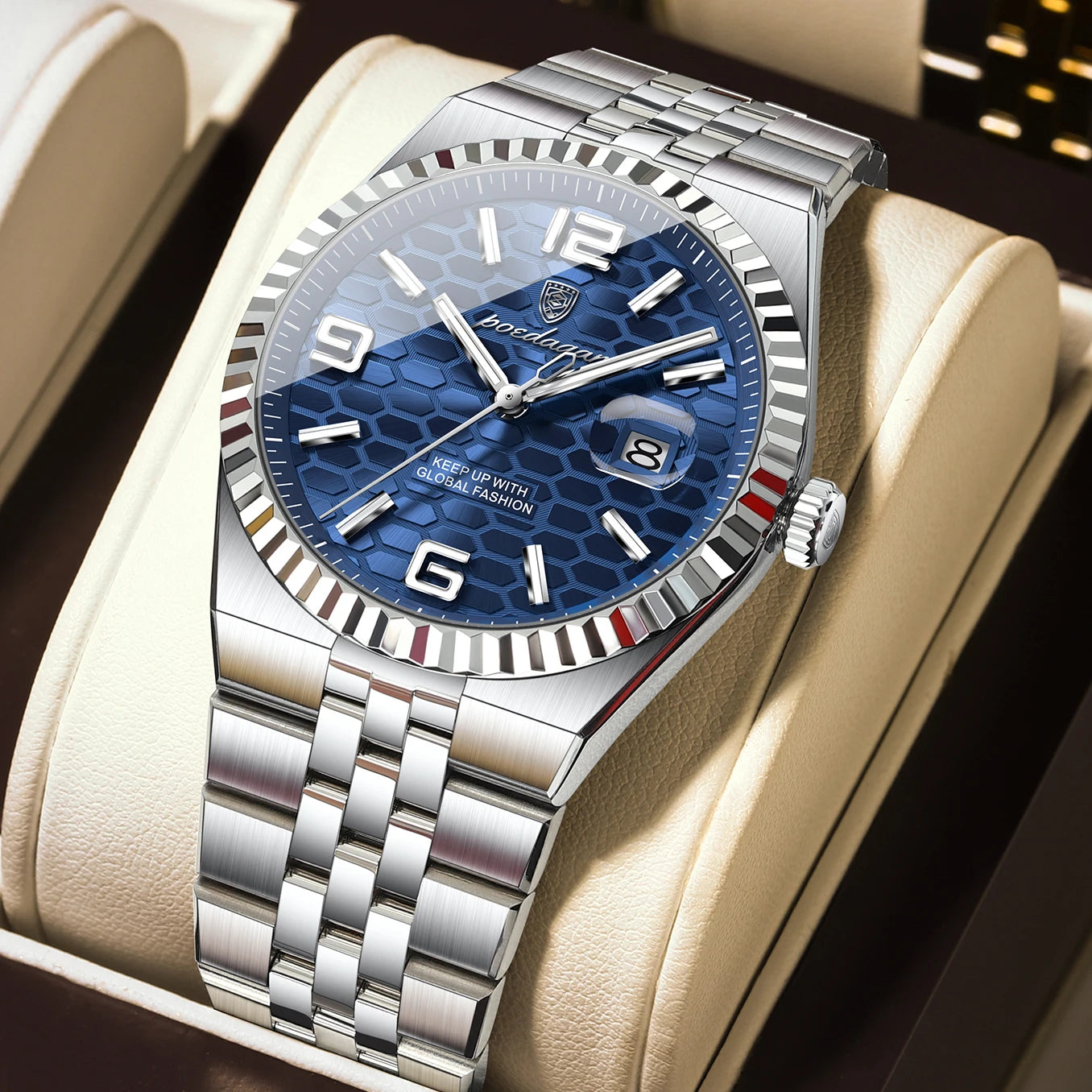 Land-Dweller Steel-Blue Dial