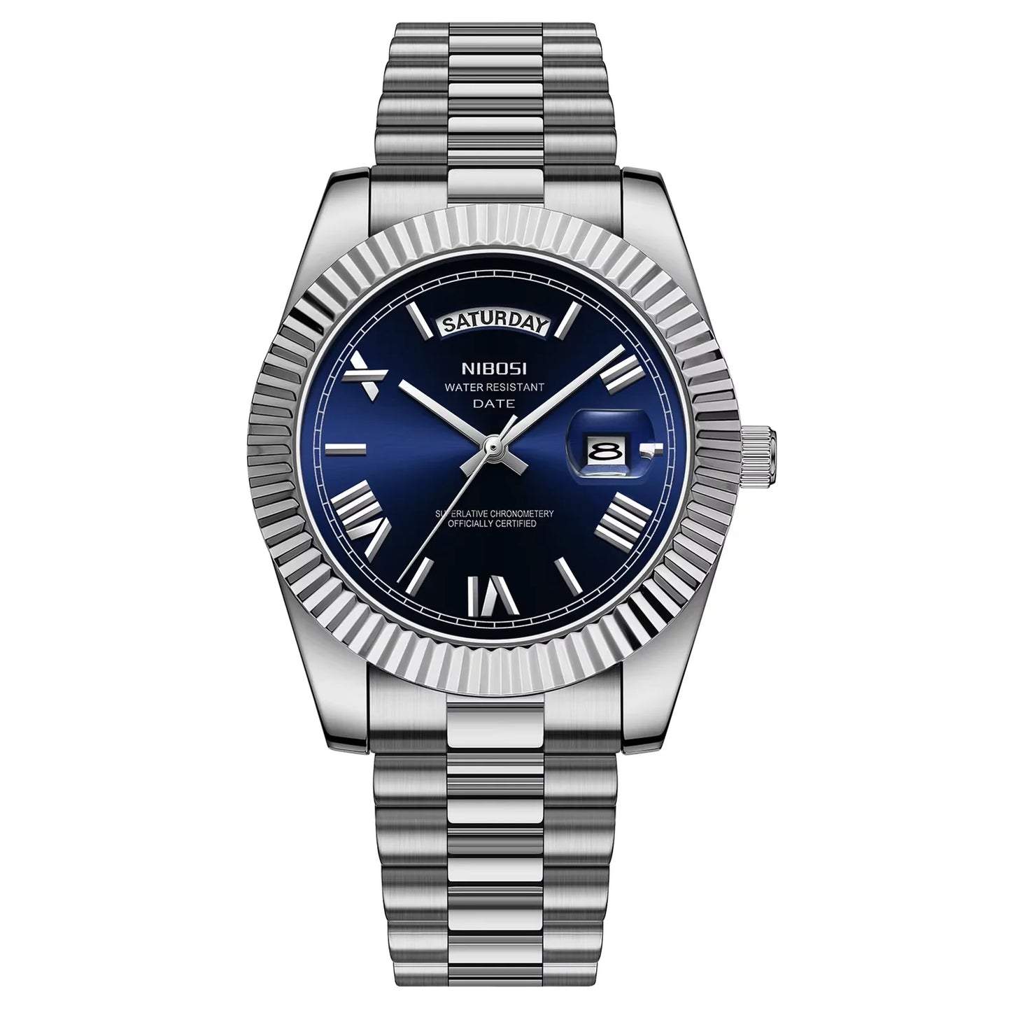 Day-Date Steel-Blue Dial