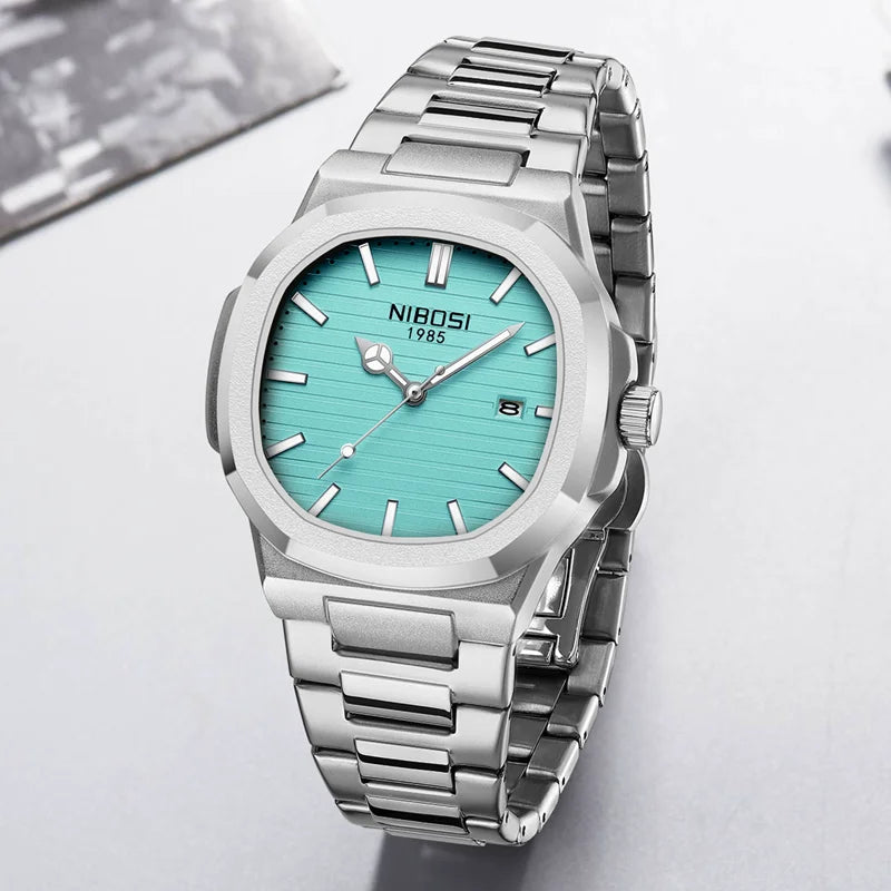 Nautilus Steel-Ice Blue Dial