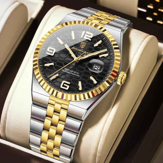Land-Dweller Steel/Gold-Black Dial